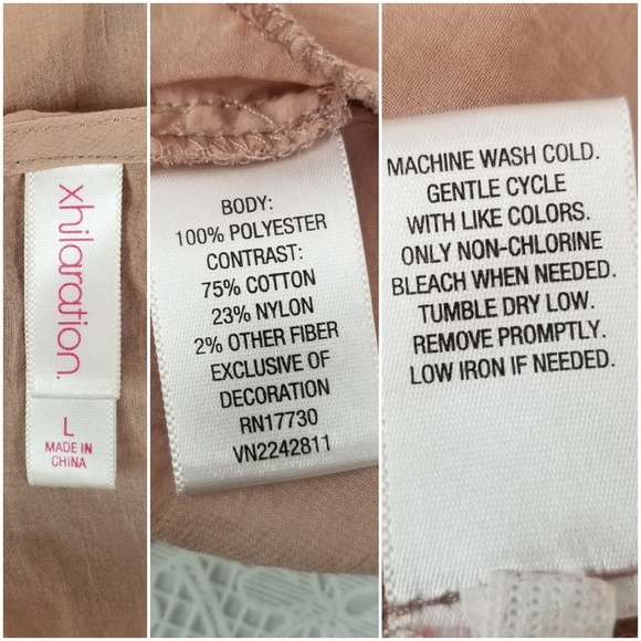 Xhilaration Women's L Batwing Semi Sheer Tunic Top - Picture 8 of 8